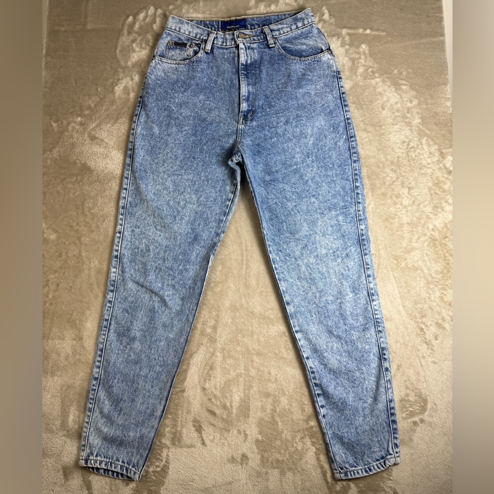 Vintage Women's Sasson Modern Basics Stone Washed Jeans Size‎ 12 Mom Jeans Taper